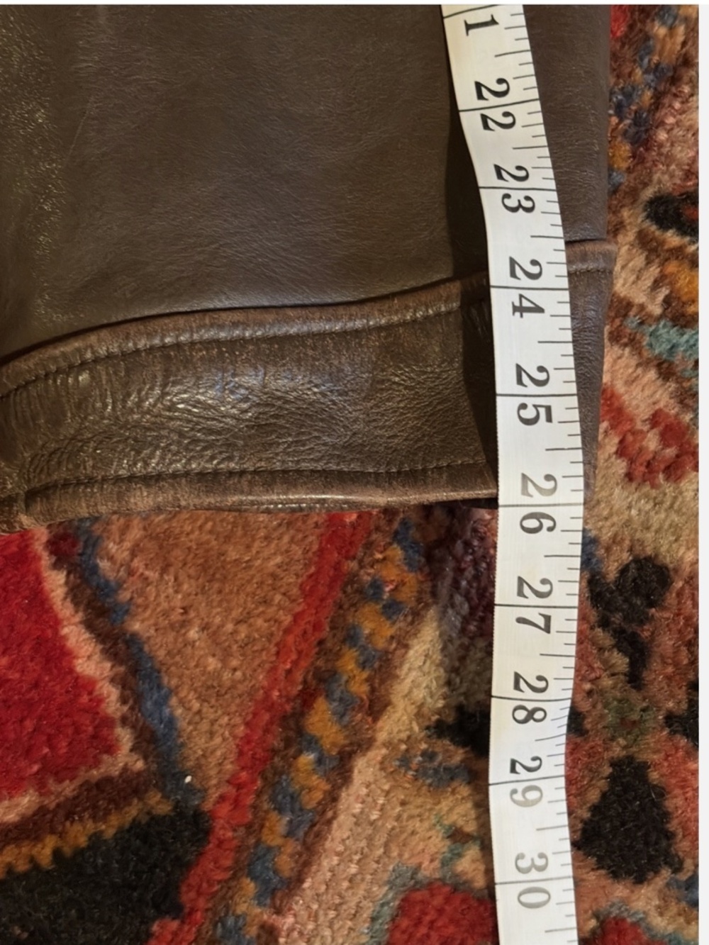 RRL Ralph Lauren  Leather Jacket Double RL VNTG 1990's USA Triple Star Shearling - Picture 16 of 16